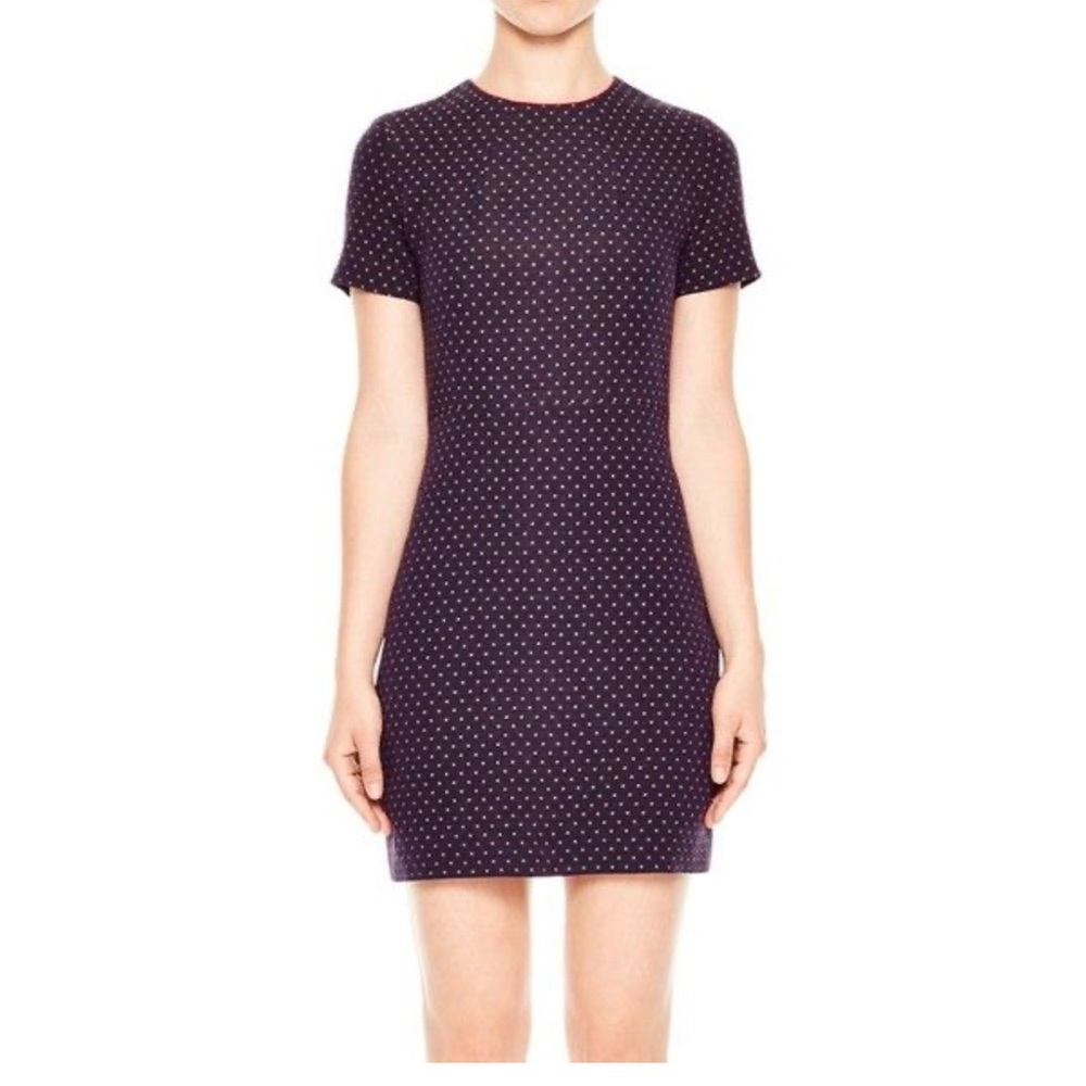 Sandro mini dress with open back